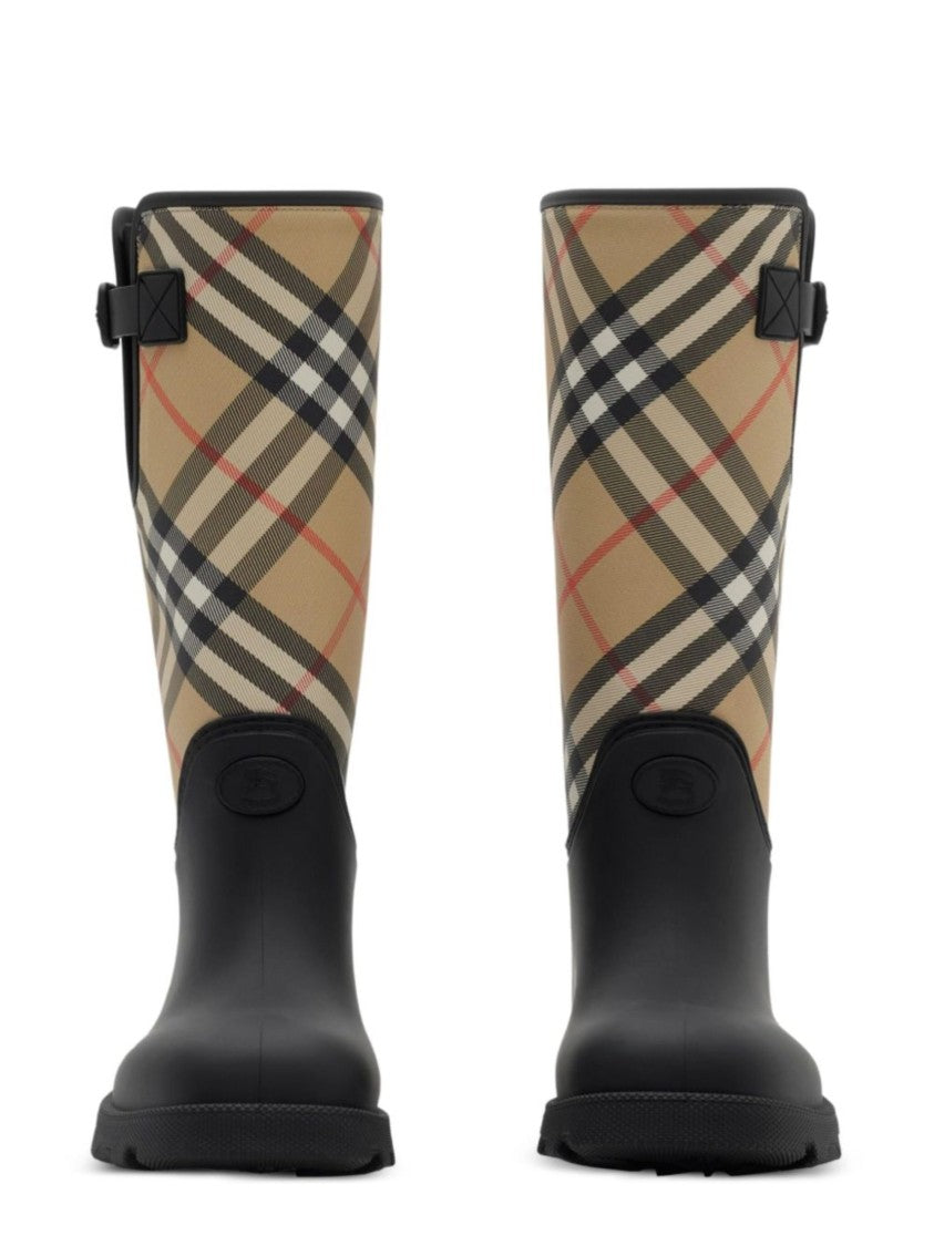 Burberry Rubber-Blend Marsh Stamp Boots