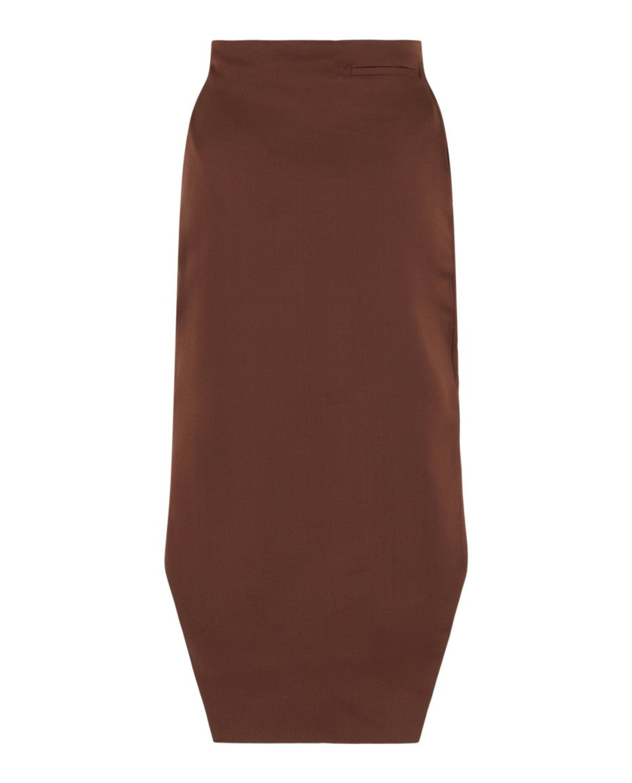 Givenchy Silk Front Slit Pencil Skirt