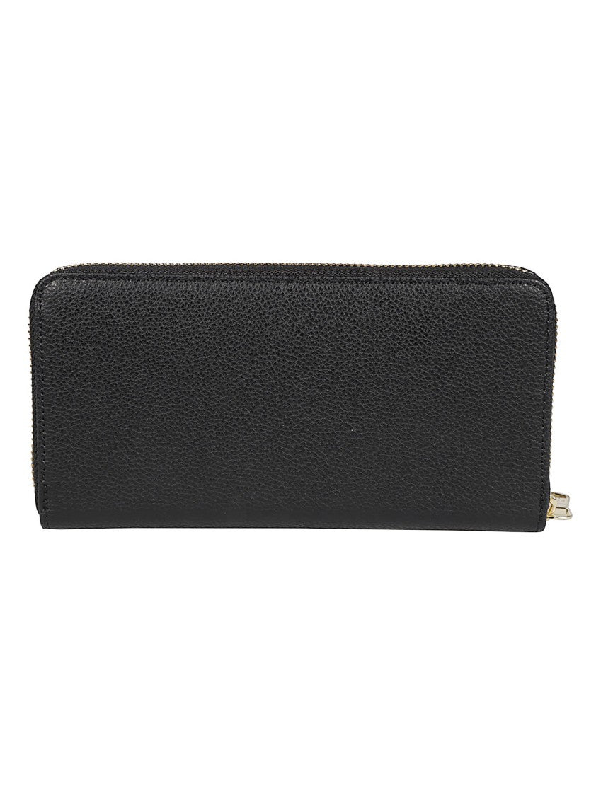 Patrizia Pepe Rectangular Calf Leather Zip-Around Continental Wallet