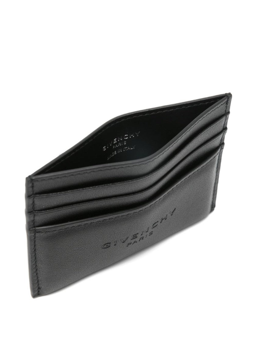 Givenchy Calf Leather Wallet With Embossed Branding