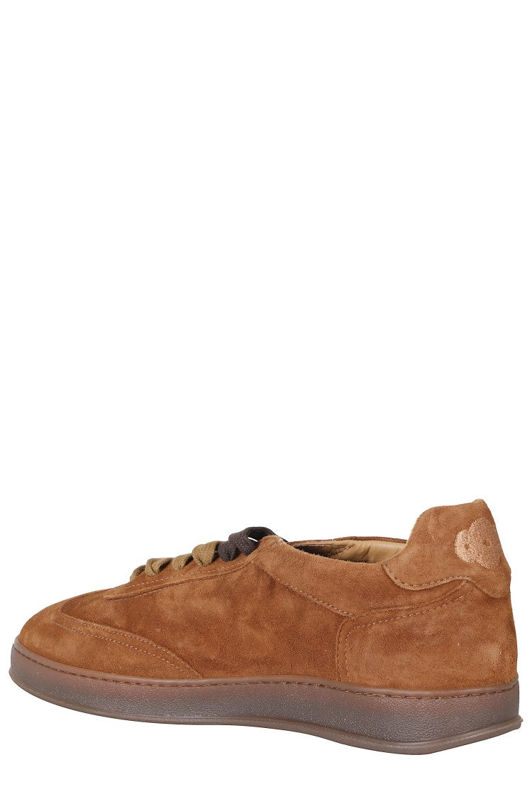 Soldini Cocco Akira Amalfi Suede Lace-Up Sneakers
