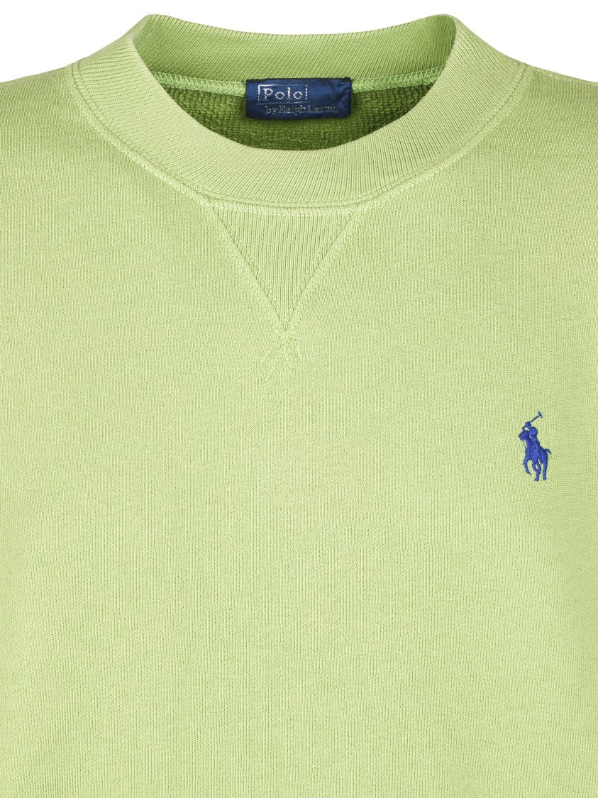 Polo Ralph Lauren Relaxed Fit Knit Sweatshirt With Ribbed Details