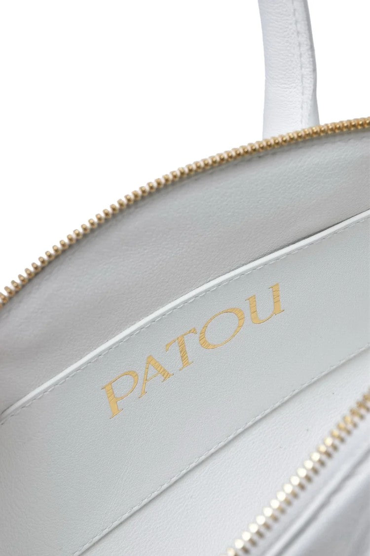 Patou Leather Shoulder Bag - White