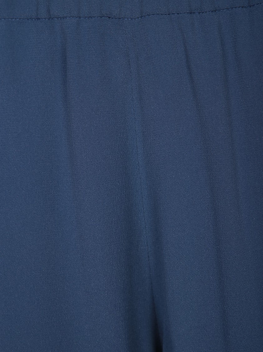 Incotex Wide-Leg Trousers With Elastic Waistband