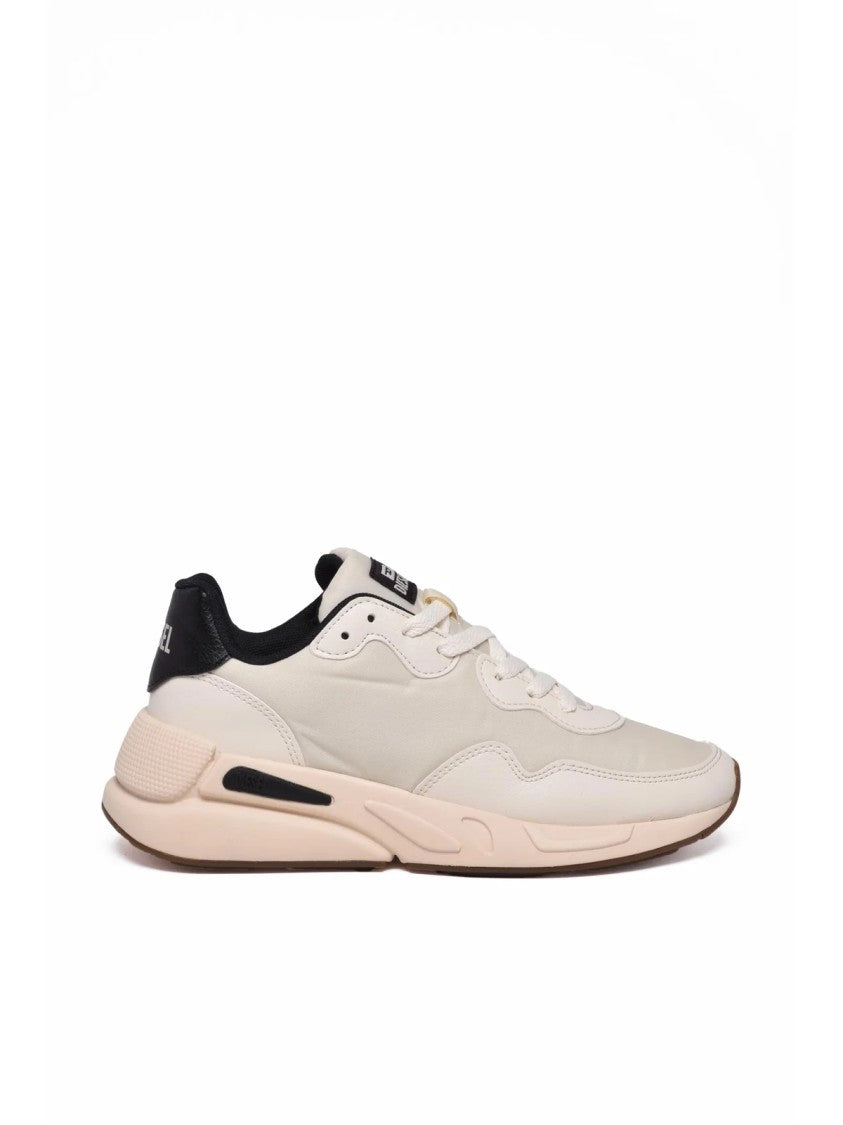 Diesel Ecru Black Rubber Sneakers