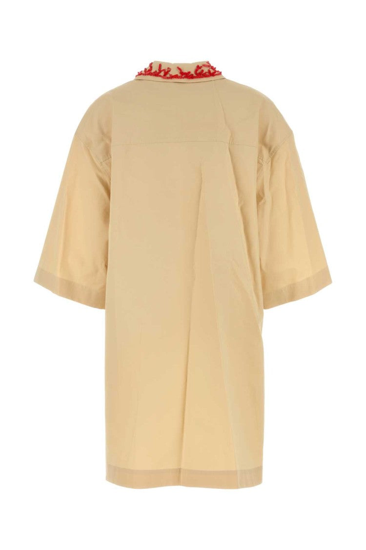 Fendi Pastel Yellow Poplin Dress