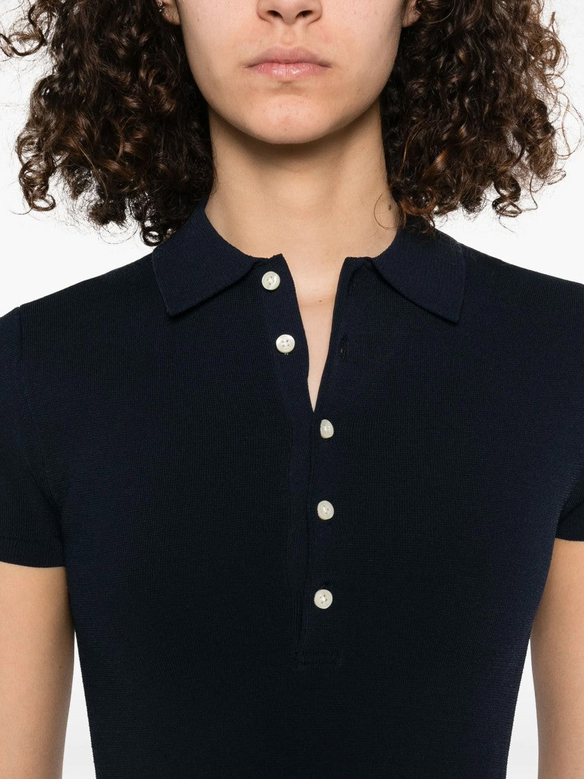 Polo Ralph Lauren Long Navy Blue Dress