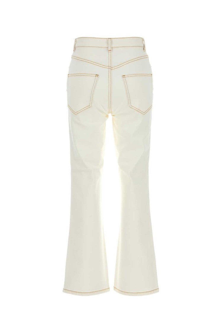 Tory Burch White Denim Jeans