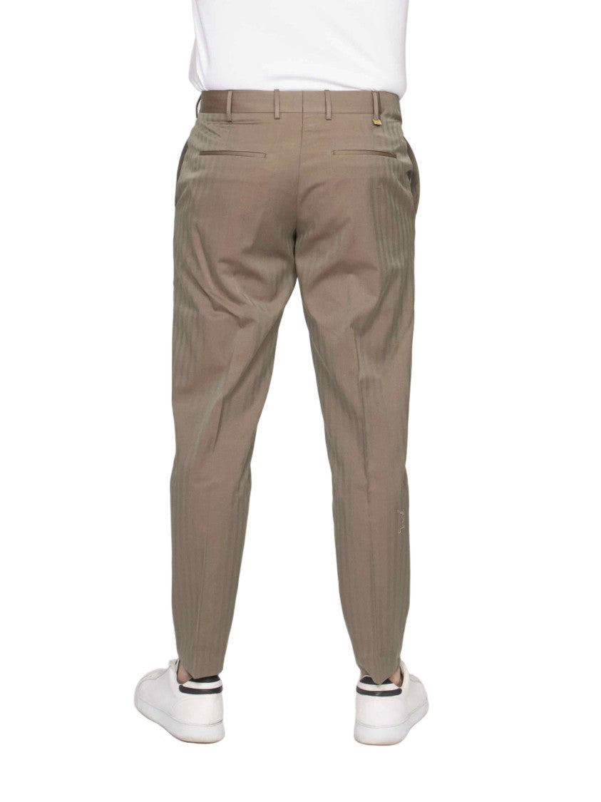 Pt Torino Rebel Striped Tailored Straight-Leg Pants