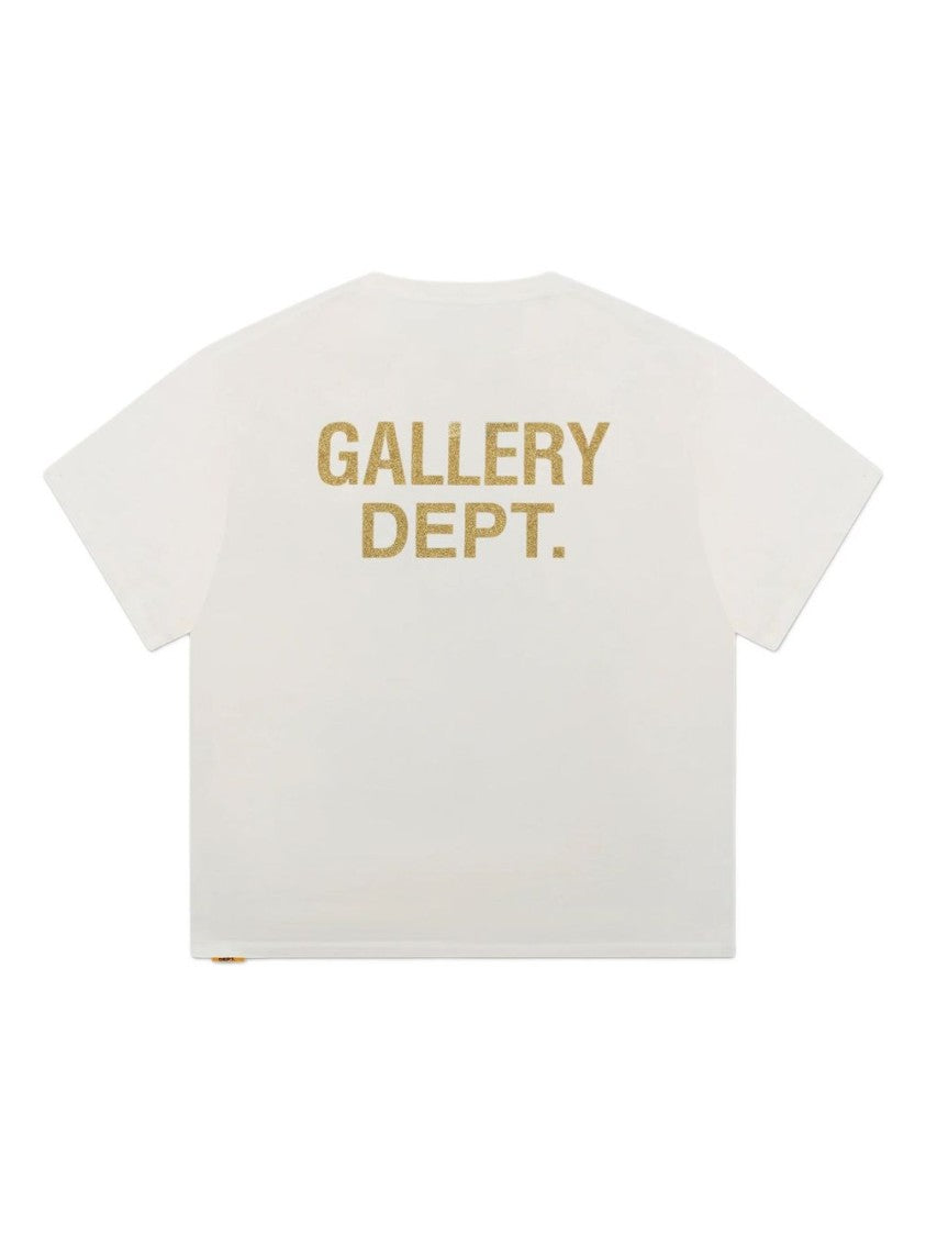 Gallery Dept. White Relaxed-Fit T-Shirt With Vintage Biker Graphic