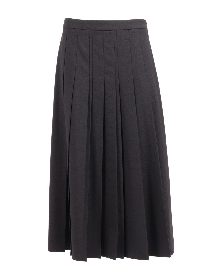 Lorena Antoniazzi Pleated Star Detail Midi Skirt