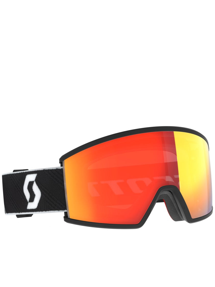 Scott Wide Single-Lens Goggles With Red-Orange Mirrored Finish