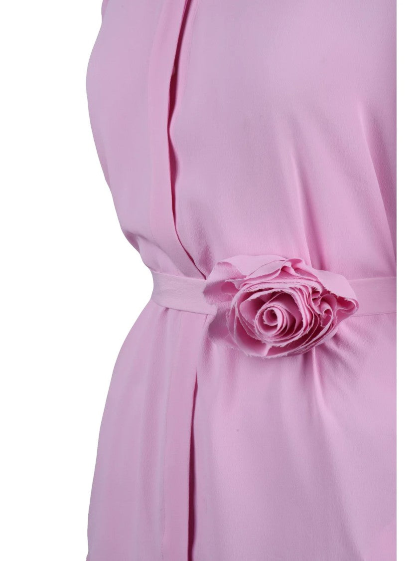 Marella Pink Acetate Silk Women Shirt