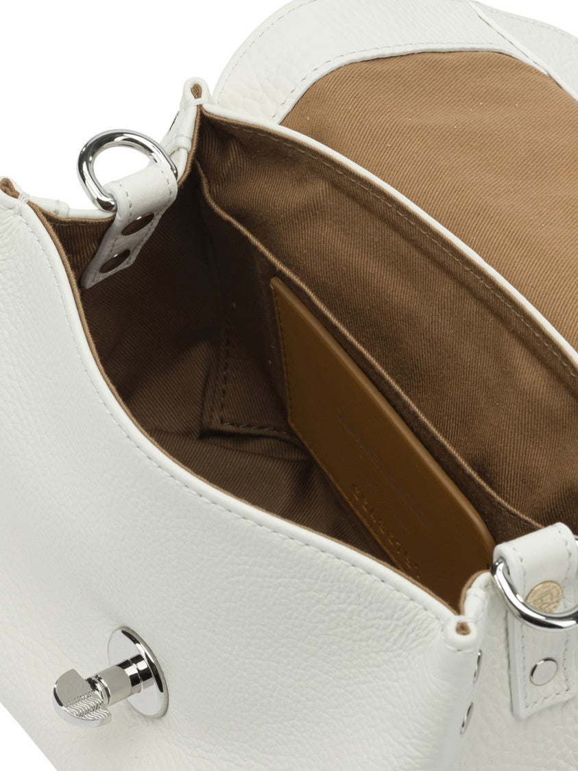 Zanellato Textured Leather Handbag With Structured Silhouette