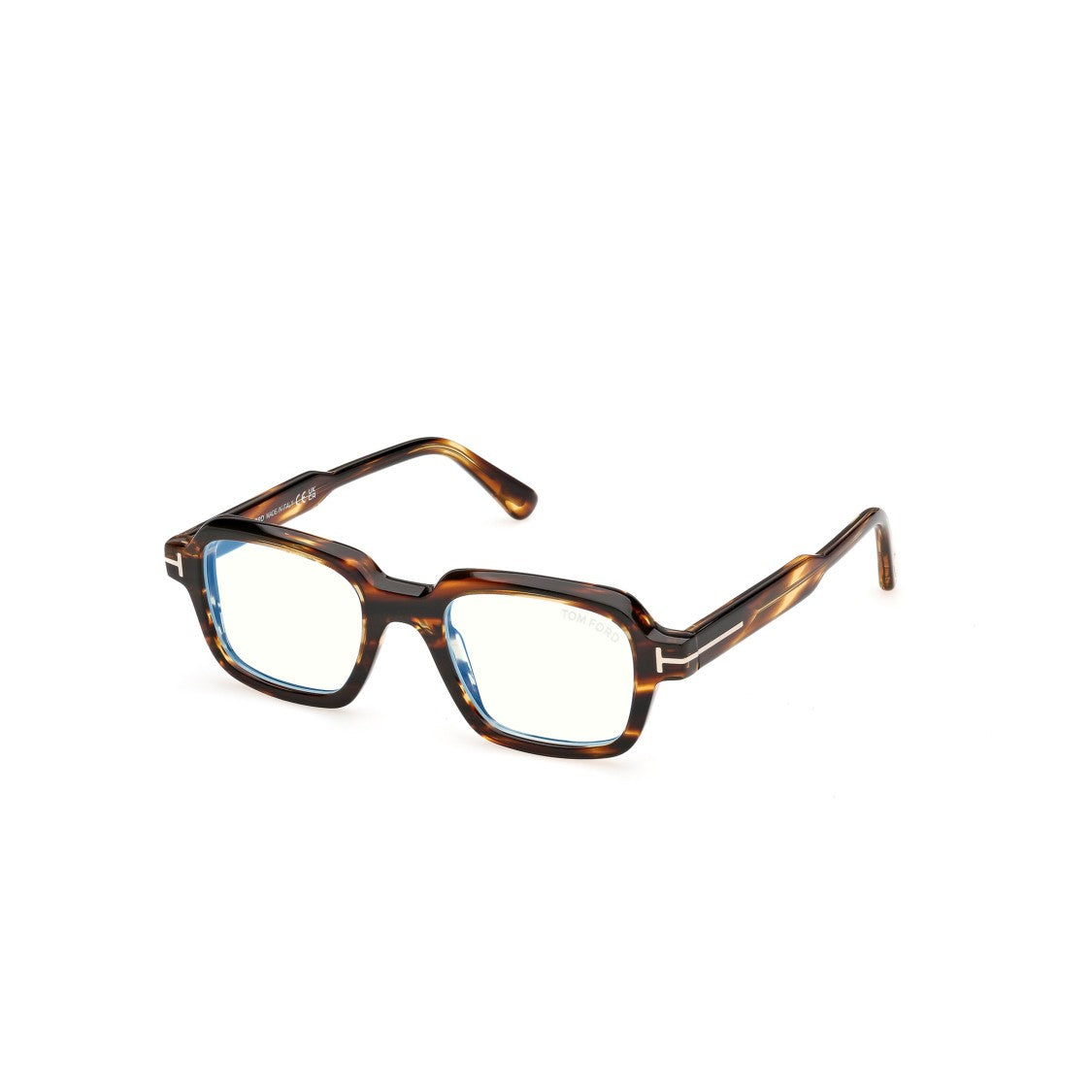 Tom Ford Ft6123-B Rectangular Tortoiseshell Eyeglasses