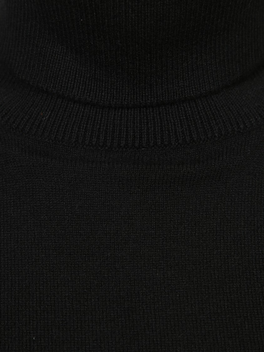 Blanca Vita Cashmere Knitwear With High Neck