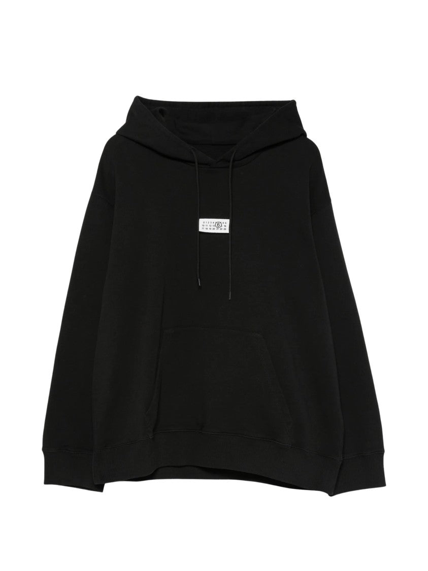 Mm6 By Maison Margiela Relaxed Fit Logo Patch Hoodie