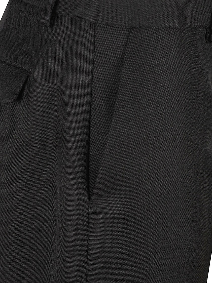 Khaite Tailored Straight-Leg Pants With Structured Waistband