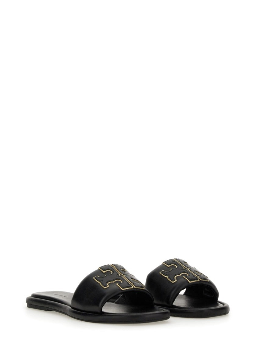 Tory Burch Slider Double T Slide Sandals