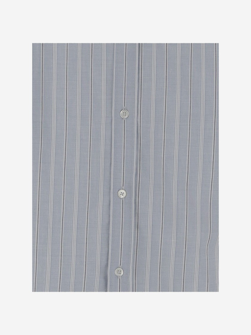 Maison Margiela Cotton Shirt With Striped Pattern