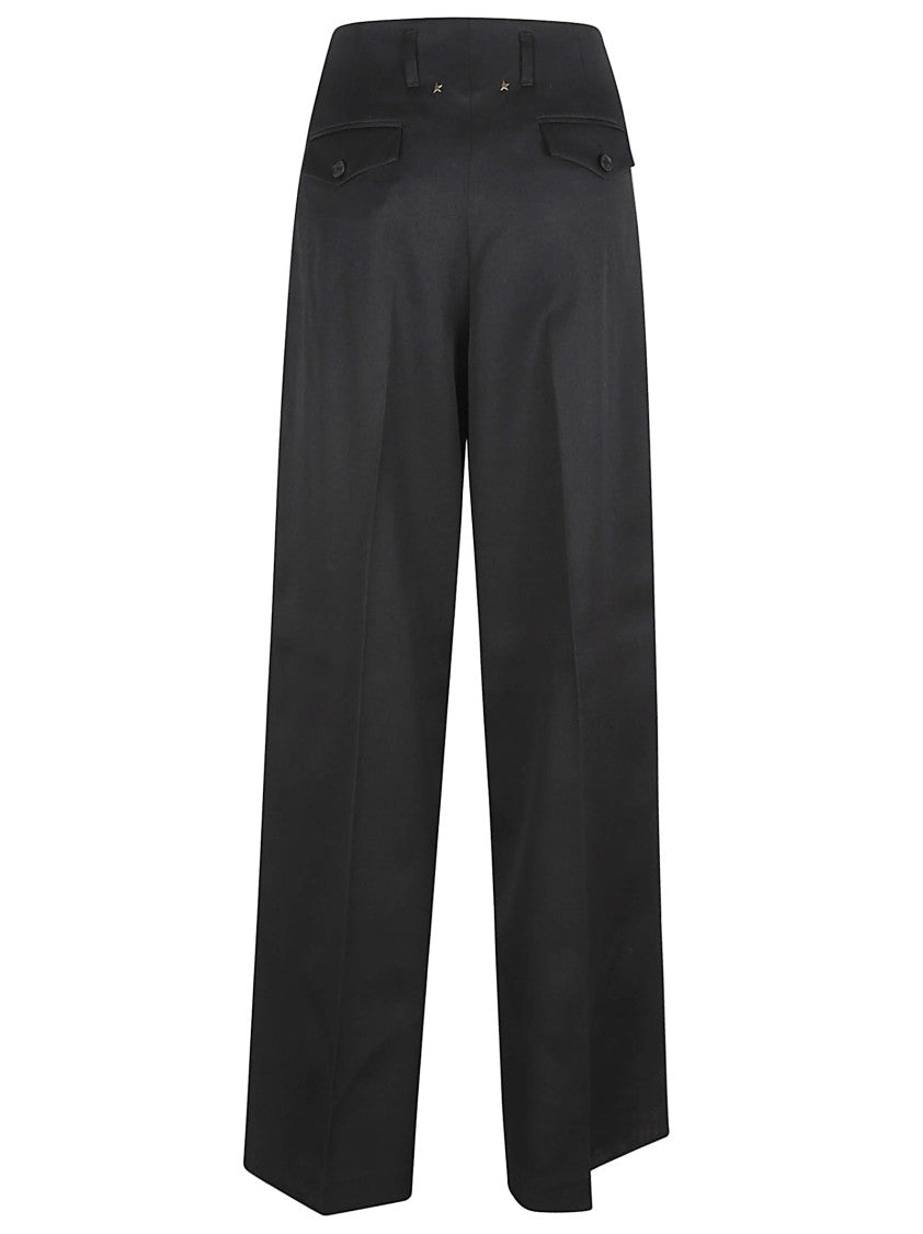 Golden Goose High-Waisted Black Trousers