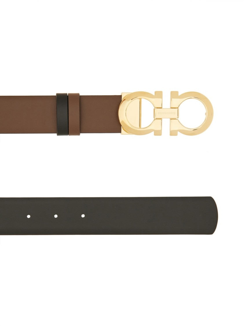 Ferragamo Dpp - Reversible "Hooks" Belt