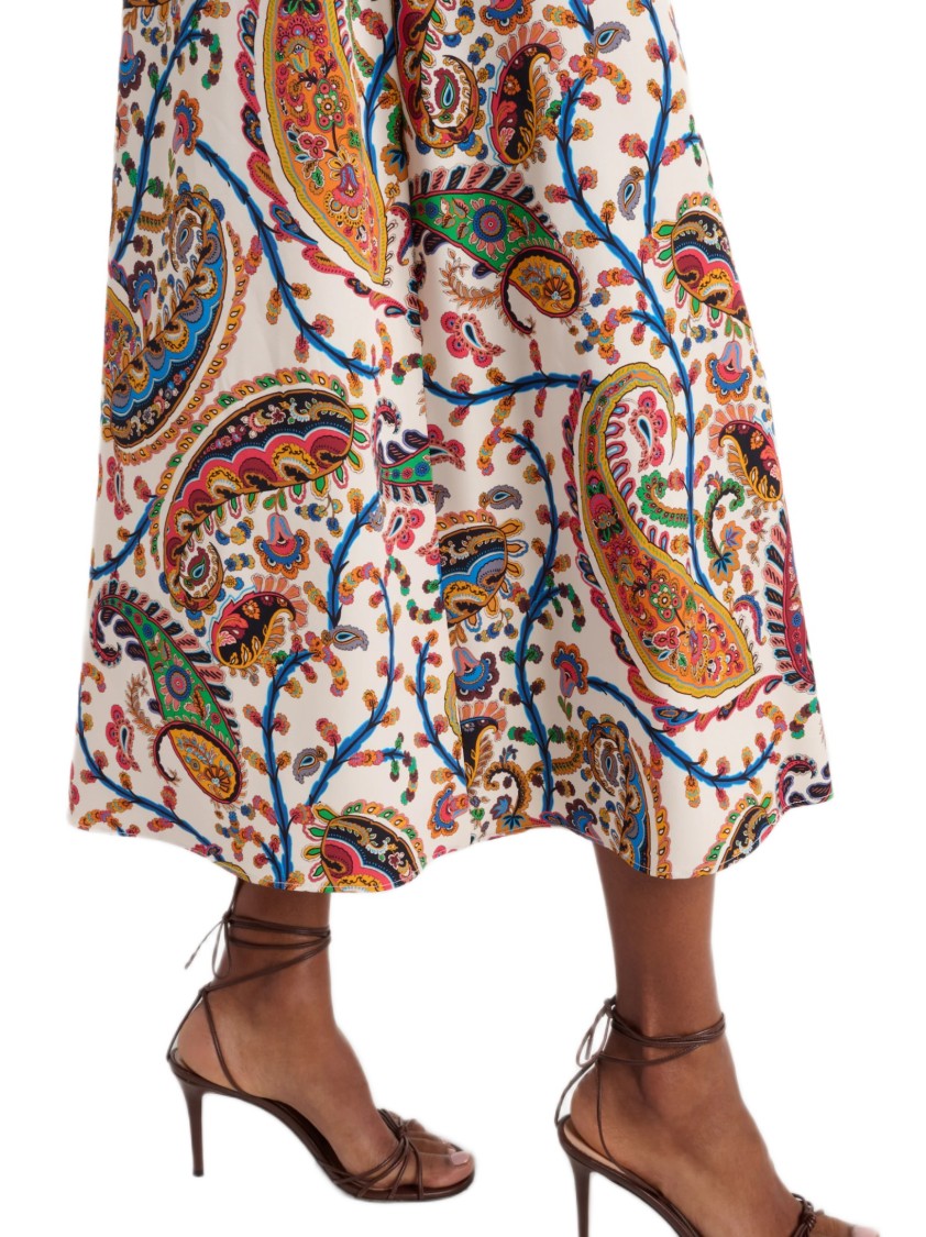 Etro Multicolor Paisley Print Regular Dress