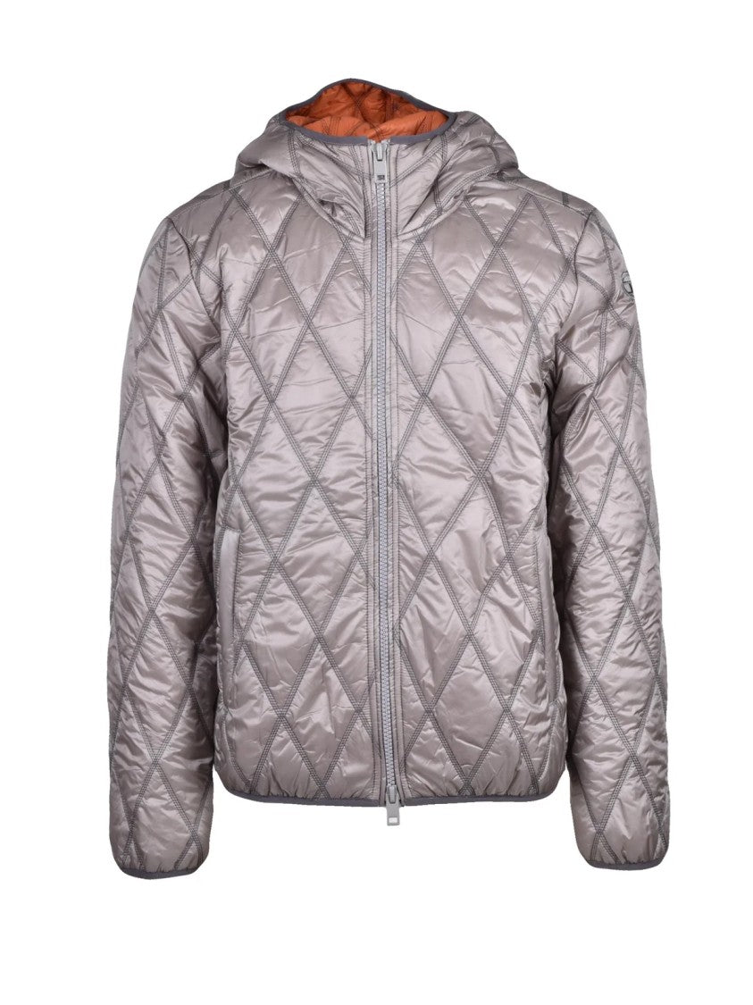 Diesel Grey Nylon Centogrammi Coat