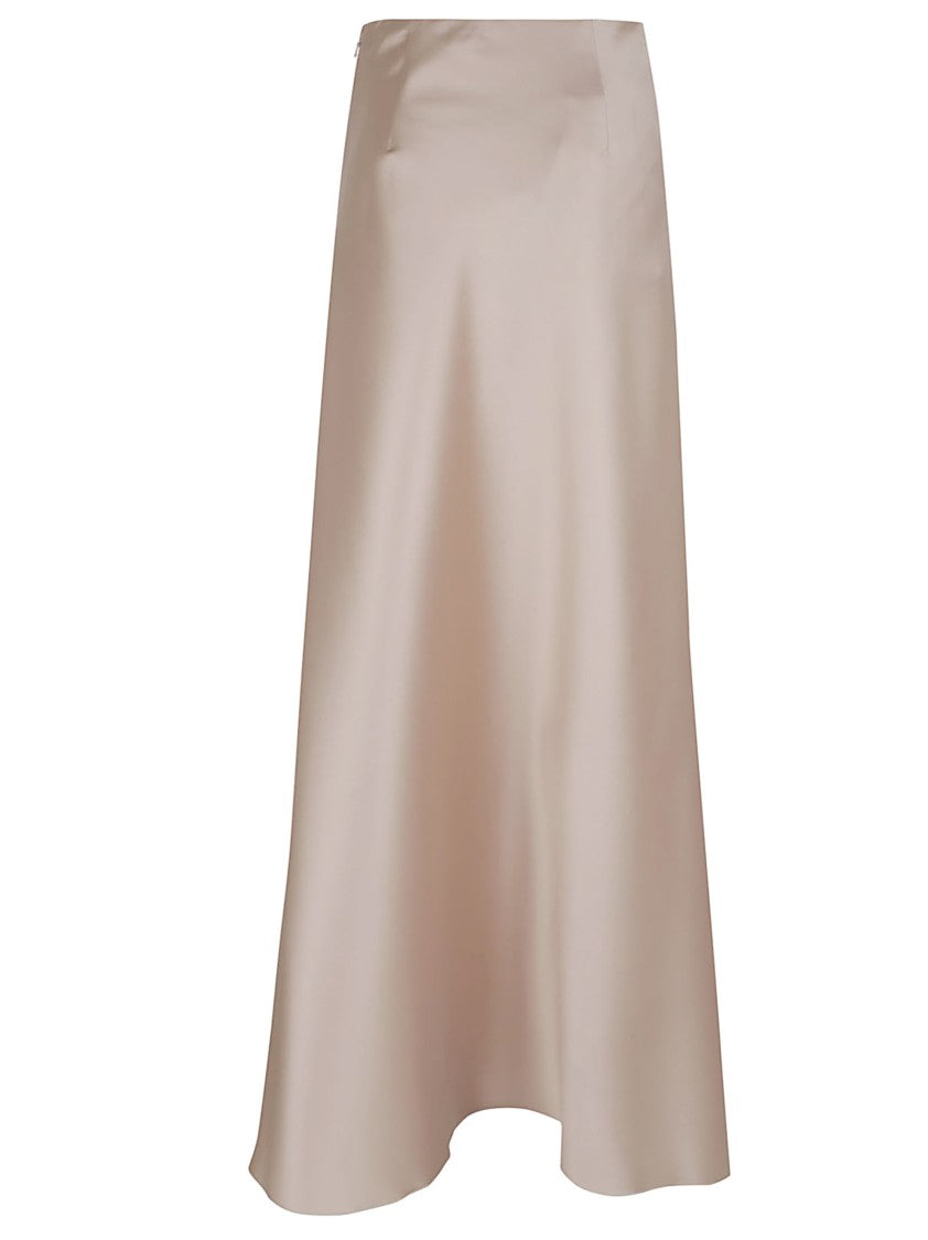Alberta Ferretti Mikado Long Skirt