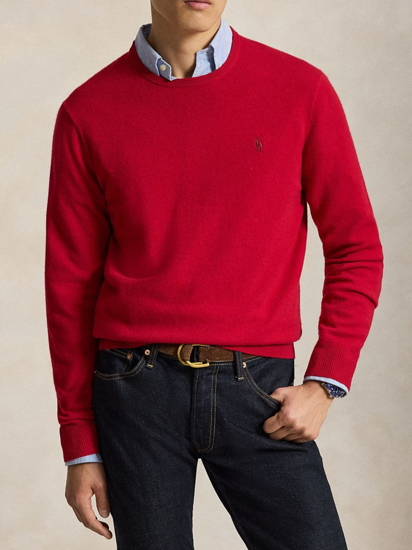 Polo Ralph Lauren Fitted Long Sleeve Pullover With Classic Crew Neckline