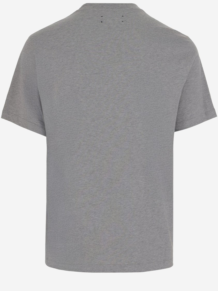 Amiri Cotton Crew Neck T-Shirt With Logo Detail