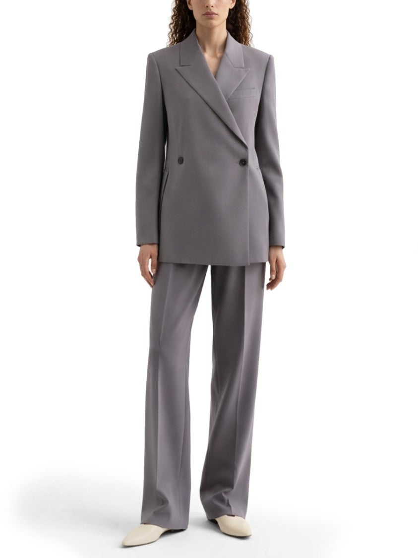 Jil Sander Double-Breasted Wool Tailored Jacket