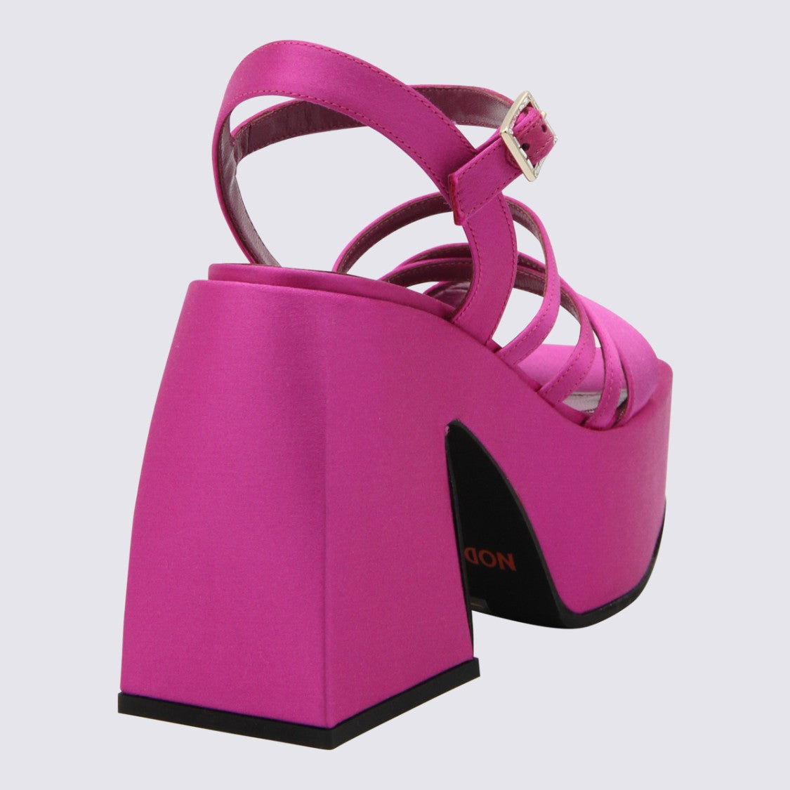 Nodaleto Platform Sandals With Chunky Heel And Slim Straps