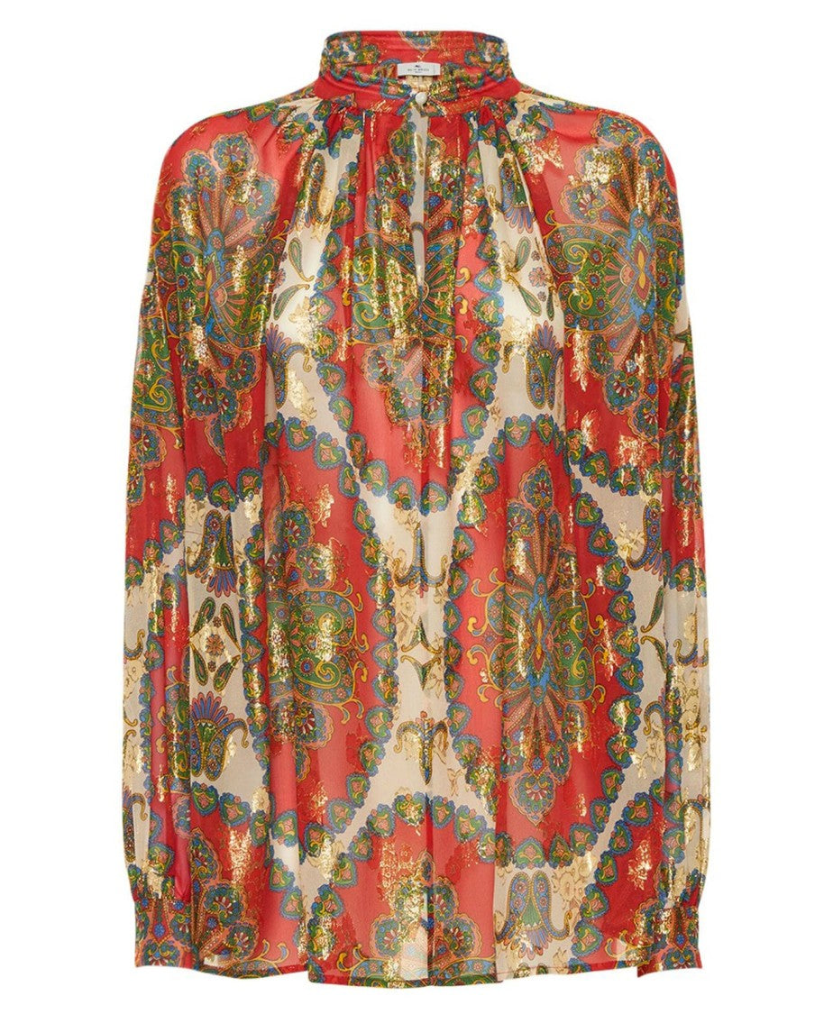 Etro Silk Printed Shirt