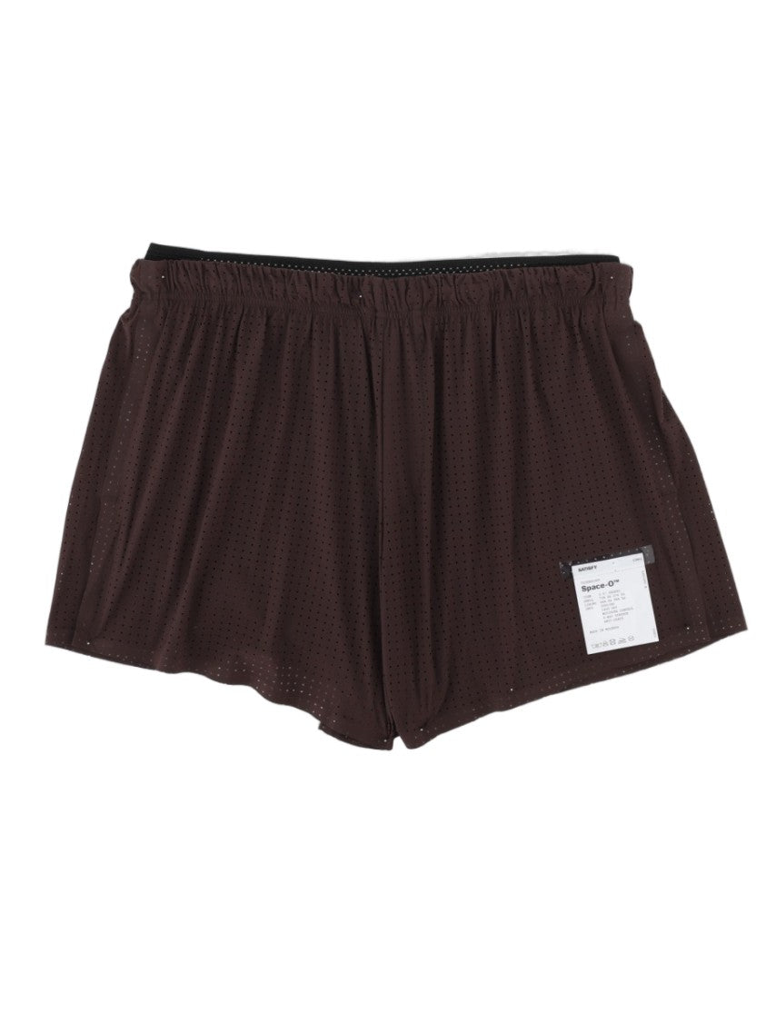 Satisfy Lightweight Breathable Brown Shorts With Relaxed Fit