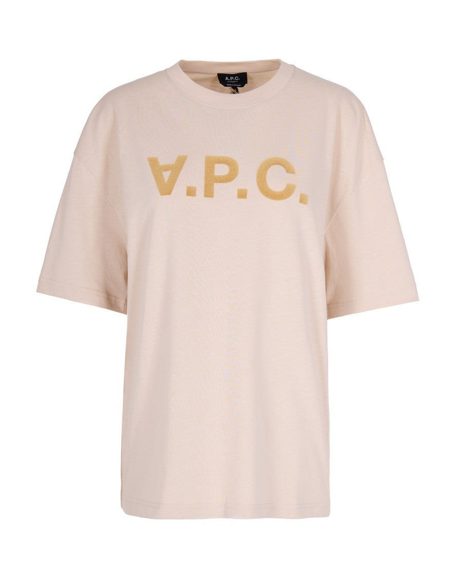 A.P.C. Flocked Logo T-Shirt
