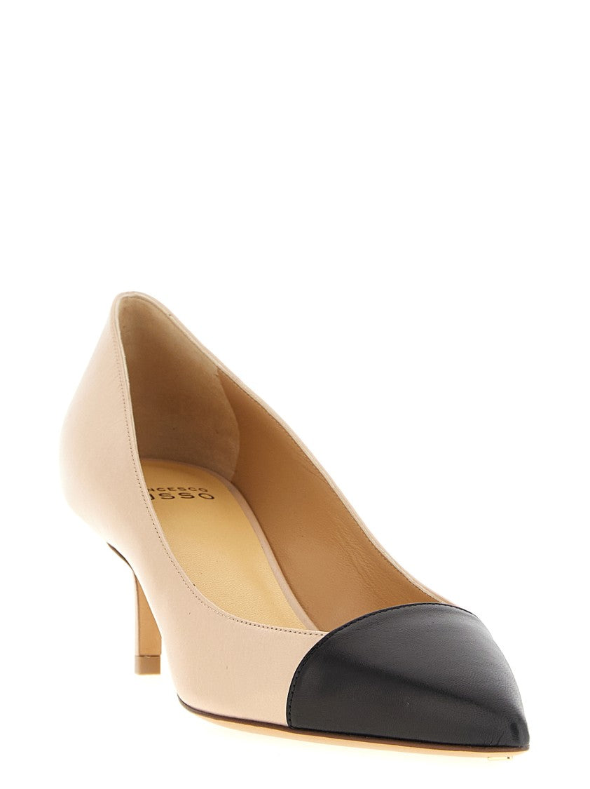 Francesco Russo Nappa Leather Pumps