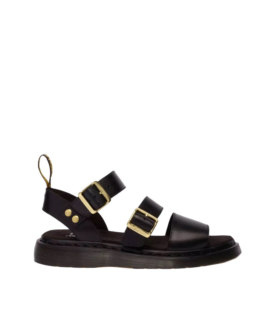 Dr. Martens Black Gryphon Strap Sandals
