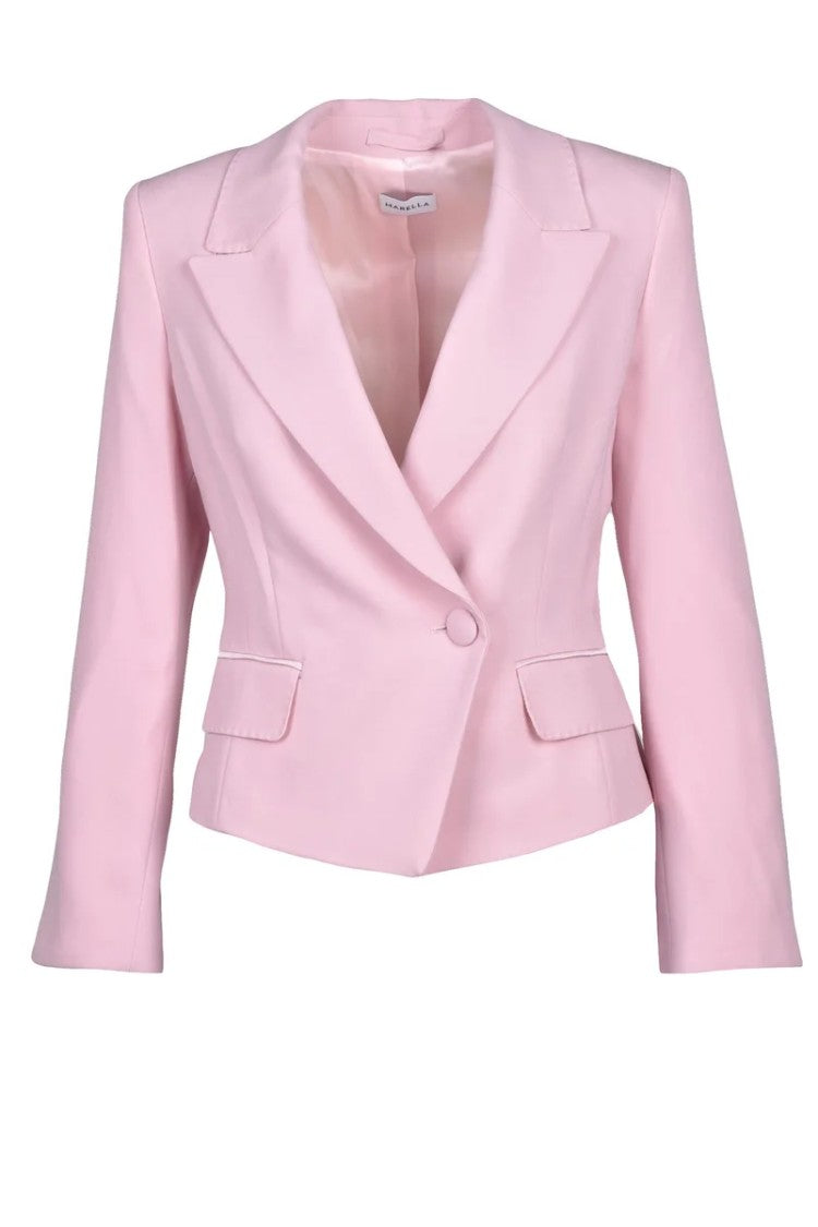 Marella Tailored Pink Bolero Jacket