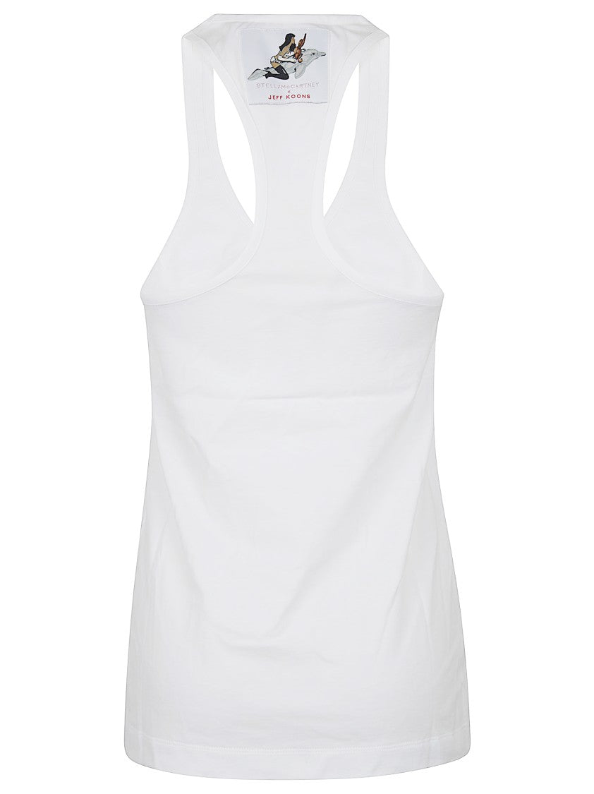 Stella Mccartney Jeff Koons Tank Top With Playful Dog Print