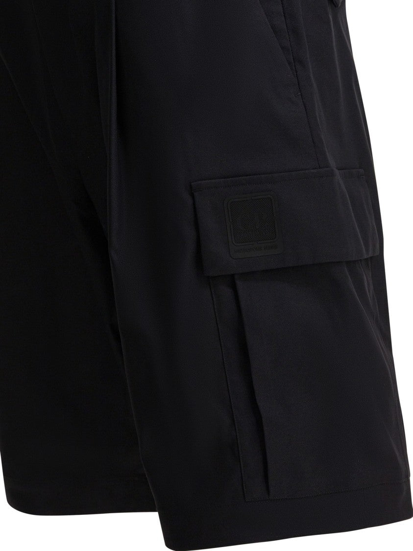 C.P. Company Tailored Black Shorts