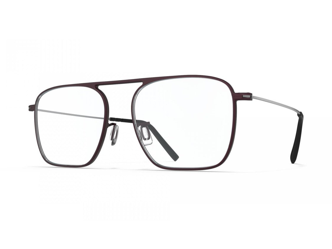 Blackfin Burgundy Bf1091 Double Bridge Titanium Eyeglasses