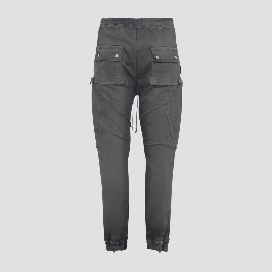 Rick Owens Dark Dust Brown Cotton Bauhaus Cargo Pants