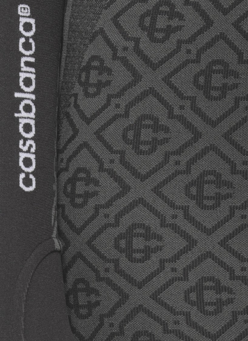 Casablanca Black Seamless Monogram Sweater