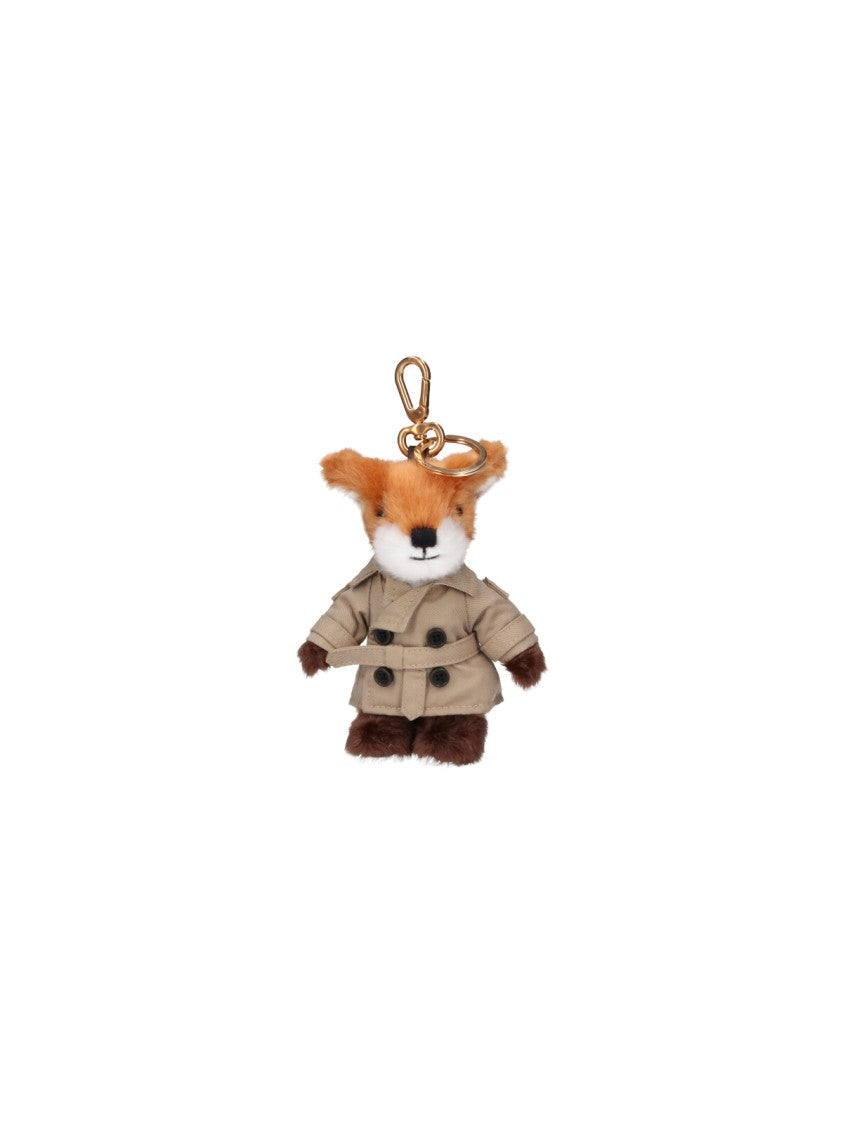 Burberry Beige Fox Fabric Charm