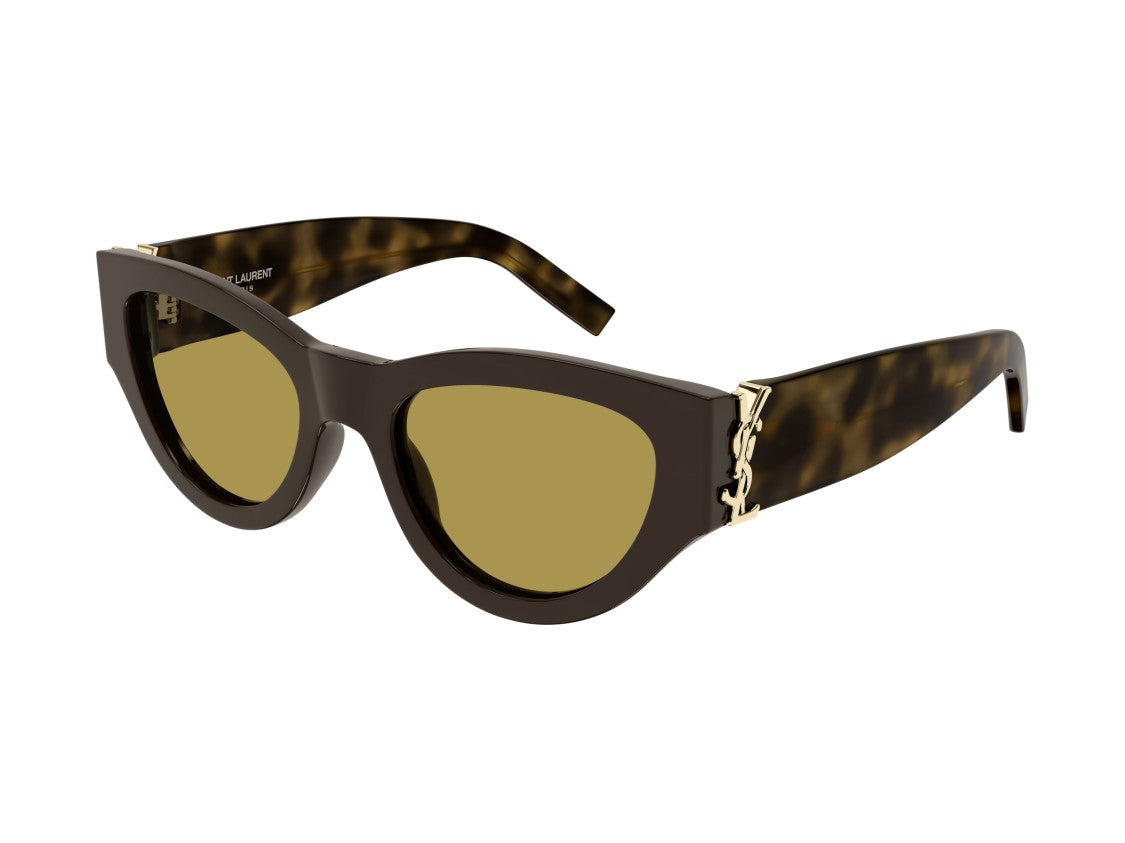 Saint Laurent Gold Sl M94 Acetate Cat-Eye Sunglasses