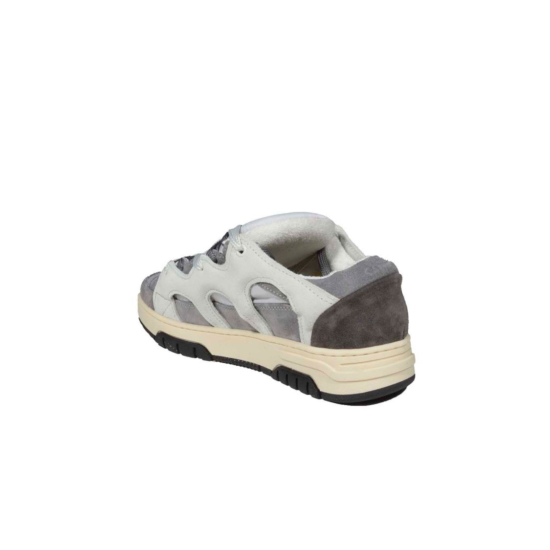 Santha Sneakers In Gray Leather Danilo Paura
