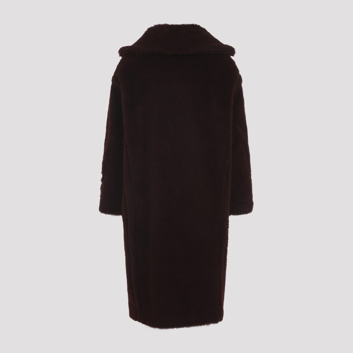 Max Mara Cherry Red Alpaca Vicugna Tedgirl Coat