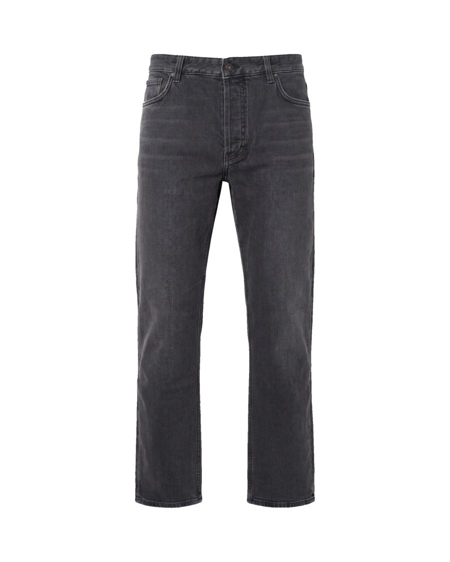 Emporio Armani Regular Fit Straight-Leg Jeans With Vintage Wash