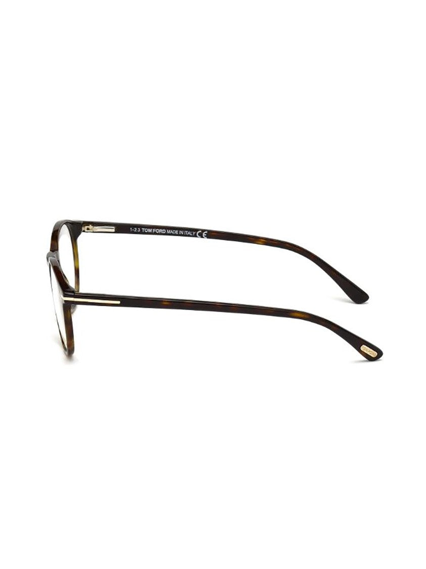 Tom Ford Timeless Oval Optical Frames With Gold Accents